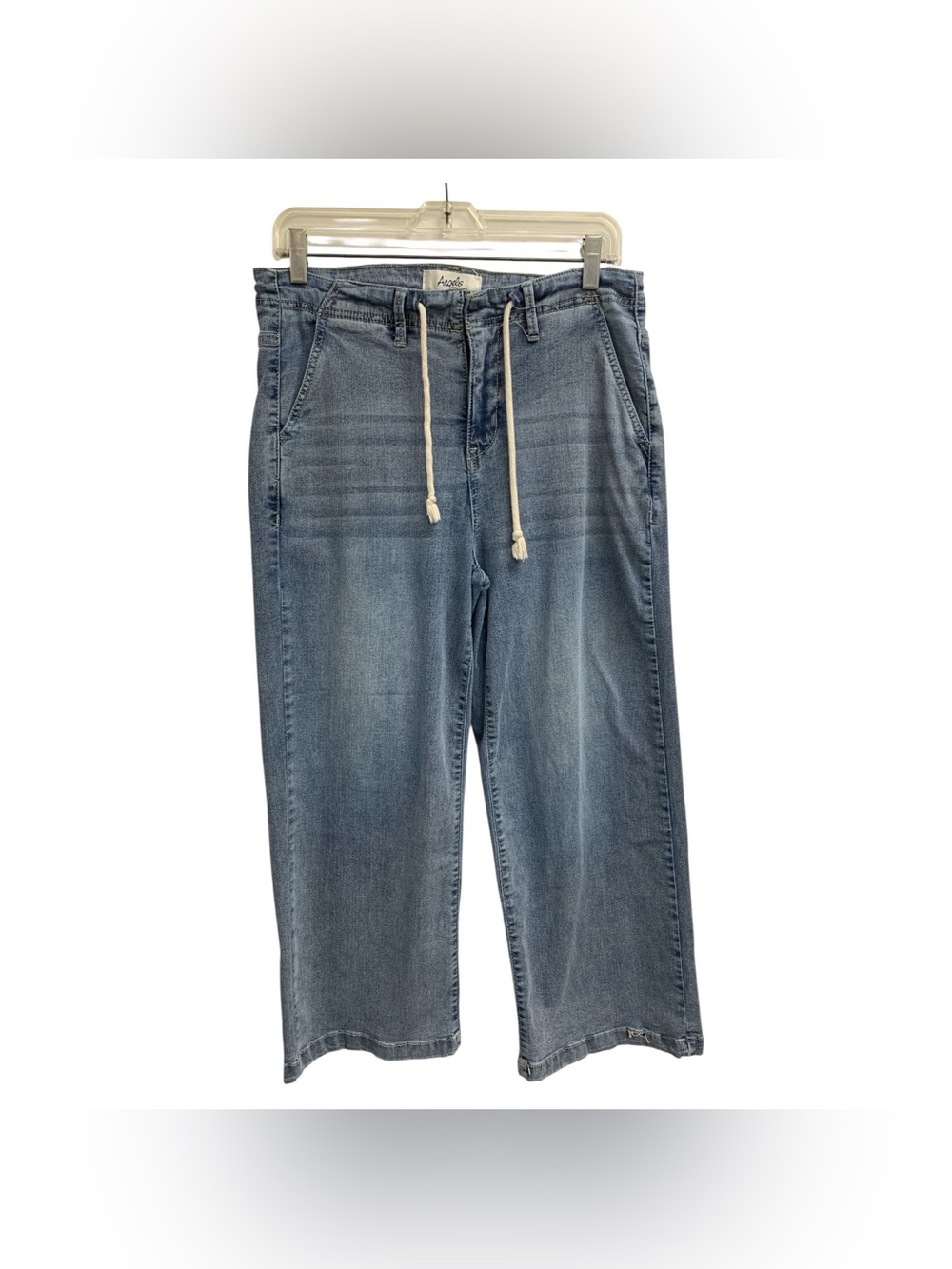 Angels Light Blue Relaxed Drawstring Jeans Size M